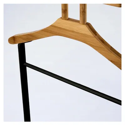 Produktbild von Kleiderständer für Anzüge, 45 x 28 x 109 cm, aus Holz und Metall, multifunktional