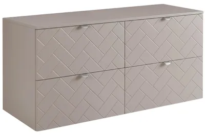 Produktbild von RODAN | Waschbeckunterschrank 120 cm - Beige Matt - Badezimmerschränke - Badmöbel - Waschbecken Unterschränke - Beige Arbeitsplatte