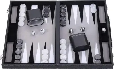Image de Backgammon noir et blanc - Quint