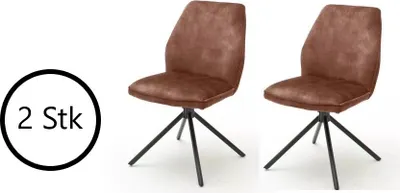 Produktbild von Esszimmerstuhl Stuhl Stühle Esszimmer Polsterstuhl "OTTAWA I" rostbraun