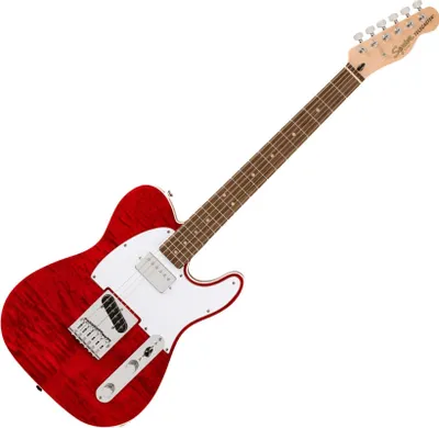 Zdjęcie produktu dla Fender Squier Affinity Series Telecaster FMT SH LRL Crimson Red Transparent Gitara elektryczna