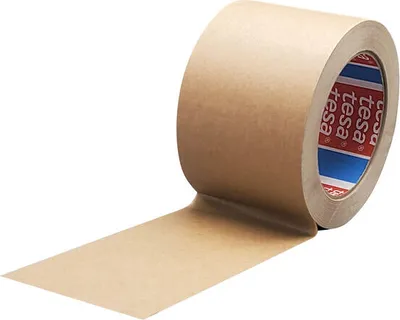 Produktbild von 4x TESA Papierklebeband tesapack 4713 mit Naturkautschukkleber 75mm x 50m braun