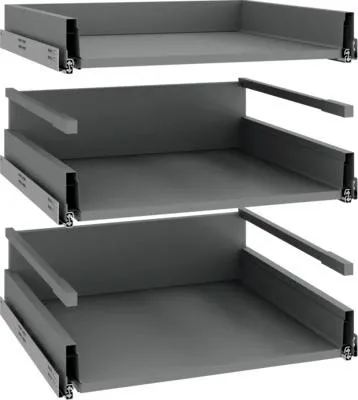 Produktbild von PICCANTE Smart Bodenpaket zu 60 cm Unterschrank 1 Schubkasten und 2 Auszüge zerlegt Nr. 23""