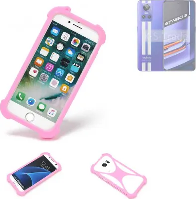 Produktbild von K-S-Trade Handy Hülle kompatibel mit Realme GT Neo 3 Schutz Hülle Bumper Silikon Schutz Hülle Cover Case Silikoncase Silikonbumper TPU Softcase