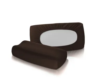 Produktbild von Fleuresse Vital-Comfort Jersey-Bezug für Nackenstützkissen zartbitter
