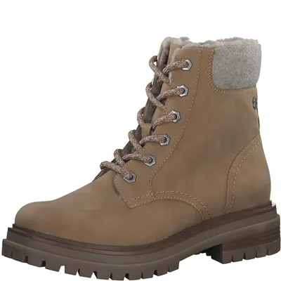 Produktbild von s.Oliver Damen Stiefelette Combat Boot Warmfutter 5-26225-29, Größe:40 EU, Farbe:Braun