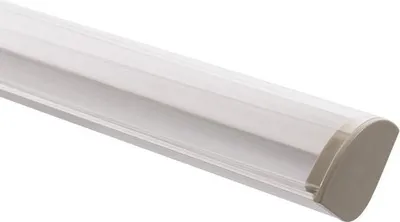 Produktbild von Aluminiumprofil Ecke Rund für LED Streifen bis 20 mm Aluminium 2 m Weiß transluzent