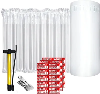 Productafbeelding van Noppenfolie Rol - Luchtkussenfolie Verpakking - Breekbare Spullen Verpakken - Onafhankelijke Luchtkolommen - 30 x 300 cm - Transparant