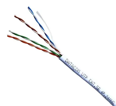 Obrázek produktu pro DATACOM UTP Cat5e PVC kabel 305m (drát), bílý