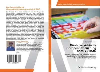 Produktbild von Die österreichische Gruppenbesteuerung nach § 9 KStG