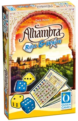 Immagine prodotto di Perplexus Alhambra Gioco di dadi Roll and Write Gioco da tavolo