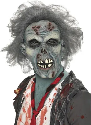 Produktbild von Zombiemaske Zombie Maske für Herren Horror Halloween Halloweenmaske Grusel gruselige Ekel