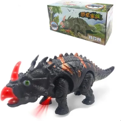 Zdjęcie produktu dla dinozaur na baterie ruch, światło, dźwięk 26x10x9 cm NT4812