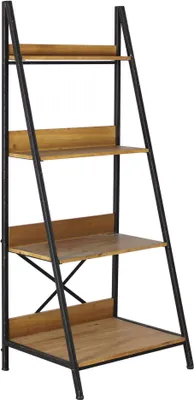 Immagine prodotto di Milani Home - libreria industrial 62 x 50 x 147 cm, marrone, truciolare bilaminato e metallo