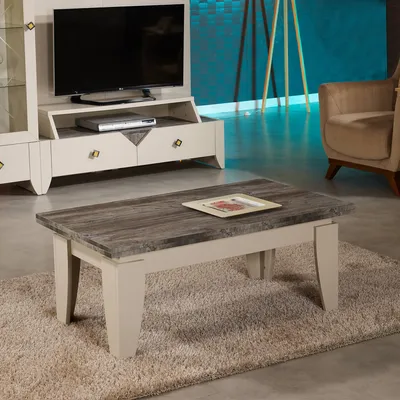 Produktbild von Skye Decor, Lusso, Couchtisch, Beige, 100 % MELAMINBESCHICHTETE SPANPLATTEN, 110 x 65 x 45 cm