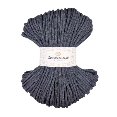 Produktbild von Baumwollkordel mit einem Kern 5mm 100m, Makrameegarn, Makrameekordel, Häkelkordel, Makrameekordel, Naturgarn, 5mm Kordel, geflochtene Baumwollkordel