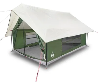 Produktbild von vidaXL Campingzelt 5 Personen Grün Wasserdicht