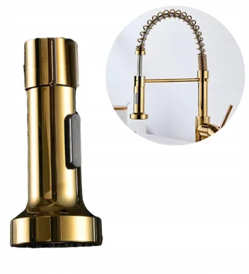 Produktbild von Forb Brausekopf für Küchenarmatur mit Ausziehschlauch Gold