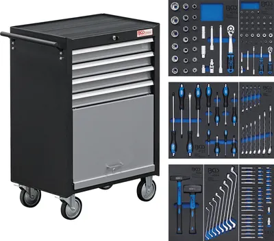 Produktbild von BGS 4086 Werkstattwagen "Azubi" mit 151 Werkzeugen