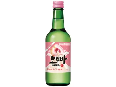 Produktbild von Oppa Soju Pfirsich-Joghurt 360ml | Spirituose | PEACH-YOGURT | Alc. 12% vol.