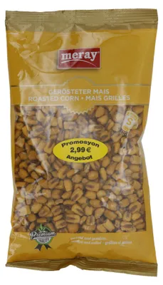 Produktbild von Snack Meray | gerösteter Mais | knuspriger Snack, leicht gesalzen | 300 g Packung