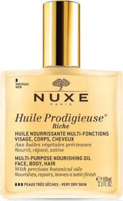 Obrázek produktu pro Multifunkční suchý olej pro velmi suchou pokožku Huile Prodigieuse Riche (Multi-Purpose Nourishing Oil) 100 ml
