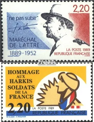 Produktbild von Briefmarken Frankreich 1989 Mi 2749,2750 (kompl.Ausg.) postfrisch Tassigny
