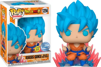 Obrázek produktu pro Dragon Ball Super POP! - SSGSS Goku (Kaioken X20) (speciální edice GITD) (1256)