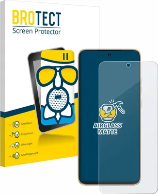 A product shot of a screen protector packaging and the screen protector itself.