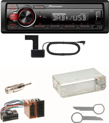 Produktbild von Pioneer MVH-130DAB Digitalradio USB Einbauset für Mercedes A C M Klasse