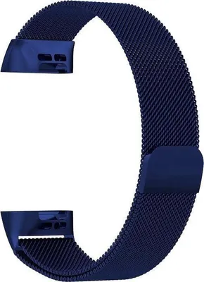 Produktbild von Jumada's - Uhrenarmband - Armband passend für Fitbit Charge 3 & 4 - Dunkelblau - Größe S/M