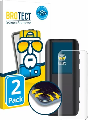 Produktbild von 2x BROTECT Fullscreen Schutzfolie für FiiO BTR15 Displayschutz Folie Fullcover Klar Transparent