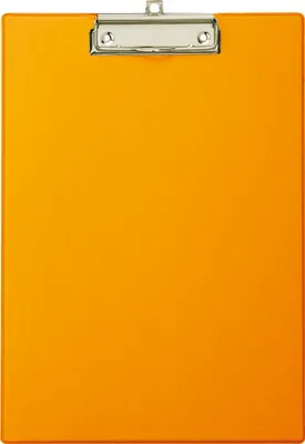 Produktbild von MAUL Klemmbrett A4 Hochformat Karton Folie orange