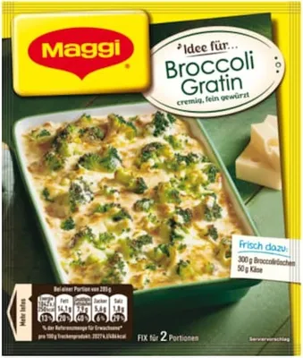 Produktbild von Maggi Fix für Broccoli Gratin Auflauf cremig fein gewürzt 40g