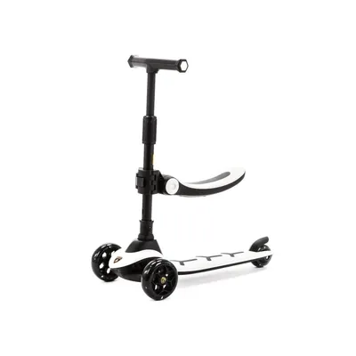 Produktbild von Adamex Lamborghini Kinder Roller ab 3 Jahre Weiß – 2 in 1 Roller mit Sitz ab 2 Jahren, Scooter