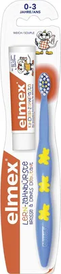 Produktbild von elmex PL06613A, Zahnbürste, Baby, 2 Jahr(e), Kurz, Kunststoff, Sichtverpackung