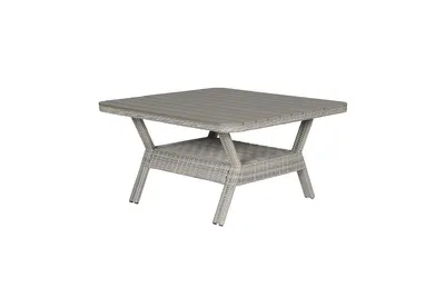 Productafbeelding van Garden Impressions Milwaukee Tuintafel 126,5x126,5x70 - vintage wilg, HØ6mm/houtsoort: kubu