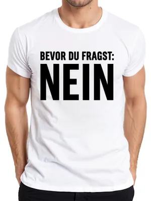Obrázok produktu pre Než sa opýtaš No funny sarcastic cheeky saying gift pánske tričko, biele, XL
