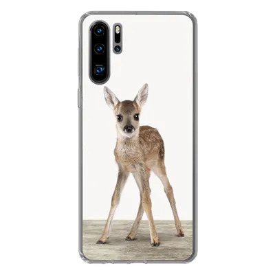 Produktbild von MuchoWow® Handyhülle Schutzhülle Hülle für Huawei P30 Pro Hirsche - Baby-Hirsche - Tiere - Mädchen - Jungen - Kinder Silikon Softcase Handy Hülle - Schutzdeckel