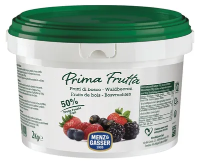 Produktbild von Menz & Gasser Bosvruchten Fruchtaufstrich Prima Frutta 2000g, Beerenmix