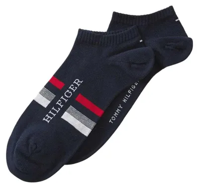 Produktbild von Tommy Hilfiger - Knöchelsocken für Herren (2er-Pack) NA1354 (43 EU - 45 EU) (Marine)