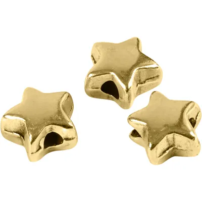 Produktbild von Spacer Perlen Creativ Company Gilded, 3st.