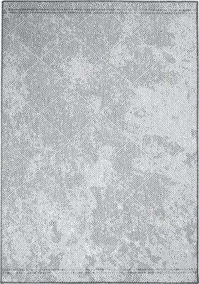 Produktbild von Teppich Outdoor Wetterfest - Grau - Wendeteppich - 120x170 cm - Rauten-Muster