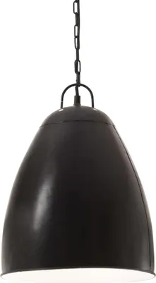 Produktbild von vidaXL Hängelampe Industriestil 25 W Schwarz Rund 32 cm E27