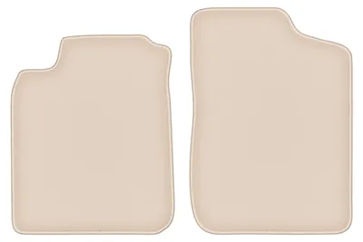 Produktbild von DURBAN Beige Velours-Fußmatten vorne für Daihatsu Charade Schrägheck (1994-2000)