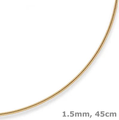 1-5mm-Halsreif-Tondakette-Omegareif-aus-375-Gelbgold-45cm