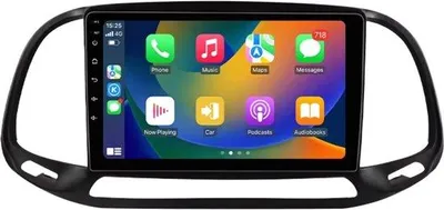 Immagine prodotto di Autoradio con Bluetooth e CarPlay per Fiat Doblo (2015-2019) – compatibile con Apple e Android – impianto stereo con sistema di navigazione – 2 GB di RAM, 64 GB di memoria