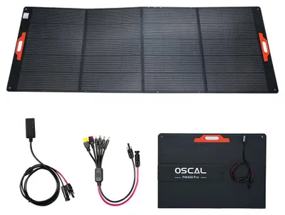 Produktbild von 400W Faltbares Solarmodul - Tragbares Solarmodul - Flexibles Solarpanel - Solarpanel für Camping