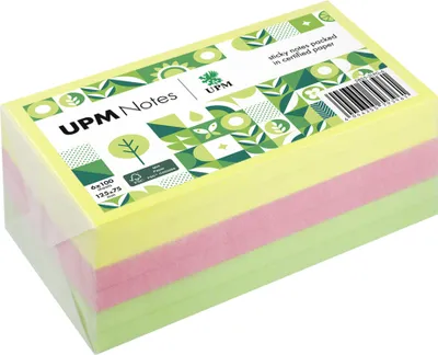 Immagine prodotto di UPM Notes Sticky note 5855-21PG-6 Brillante 125x75mm 100 fogli assortiti 6 pezzi.