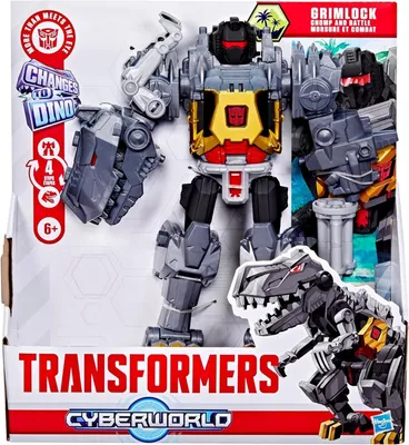 Immagine prodotto di Hasbro TF Cyberworld Grimlock Chomp & Battle